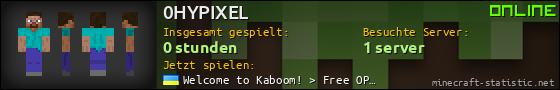 Benutzerleisten 560x90 für 0HYPIXEL