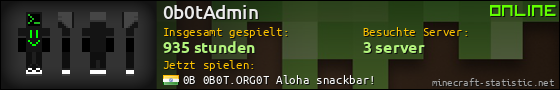 Benutzerleisten 560x90 für 0b0tAdmin