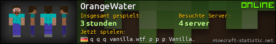 Benutzerleisten 560x90 für 0rangeWater