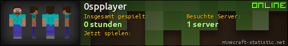 Benutzerleisten 560x90 für 0spplayer