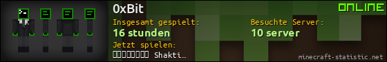 Benutzerleisten 560x90 für 0xBit