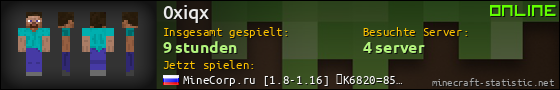 Benutzerleisten 560x90 für 0xiqx