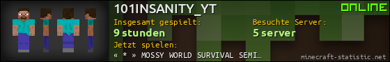 Benutzerleisten 560x90 für 101INSANITY_YT