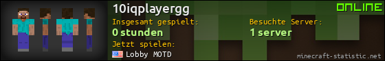 Benutzerleisten 560x90 für 10iqplayergg