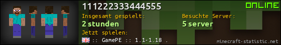 Benutzerleisten 560x90 für 111222333444555