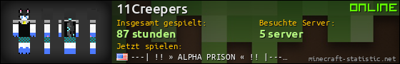 Benutzerleisten 560x90 für 11Creepers