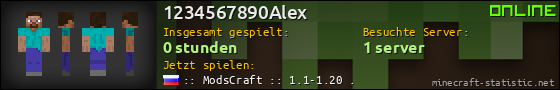 Benutzerleisten 560x90 für 1234567890Alex