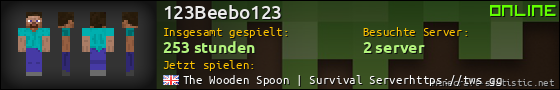 Benutzerleisten 560x90 für 123Beebo123