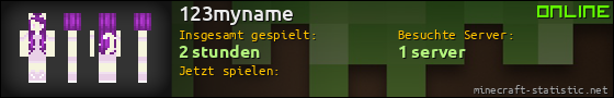 Benutzerleisten 560x90 für 123myname