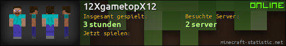 Benutzerleisten 560x90 für 12XgametopX12