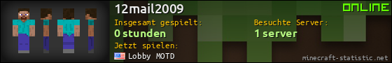 Benutzerleisten 560x90 für 12mail2009