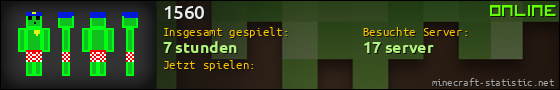 Benutzerleisten 560x90 für 1560
