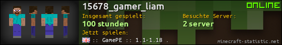 Benutzerleisten 560x90 für 15678_gamer_liam