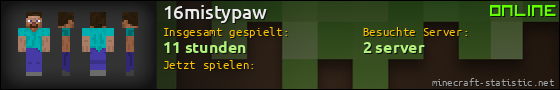 Benutzerleisten 560x90 für 16mistypaw