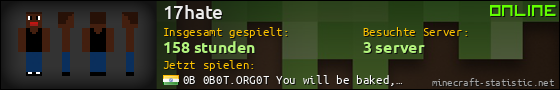 Benutzerleisten 560x90 für 17hate