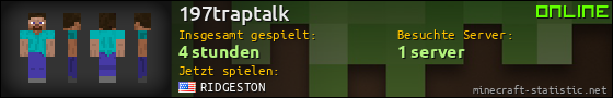 Benutzerleisten 560x90 für 197traptalk