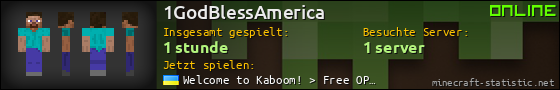 Benutzerleisten 560x90 für 1GodBlessAmerica