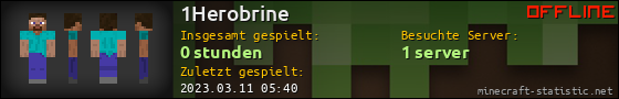 Benutzerleisten 560x90 für 1Herobrine