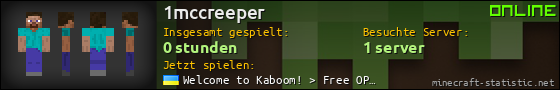 Benutzerleisten 560x90 für 1mccreeper