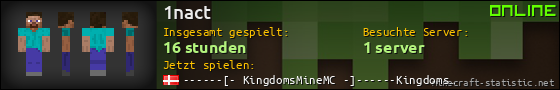 Benutzerleisten 560x90 für 1nact