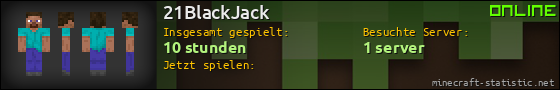 Benutzerleisten 560x90 für 21BlackJack