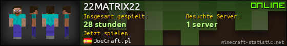 Benutzerleisten 560x90 für 22MATRIX22