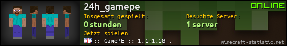 Benutzerleisten 560x90 für 24h_gamepe