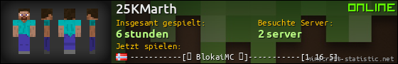 Benutzerleisten 560x90 für 25KMarth