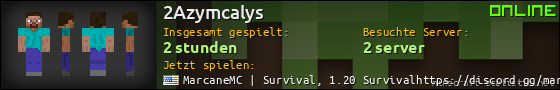 Benutzerleisten 560x90 für 2Azymcalys
