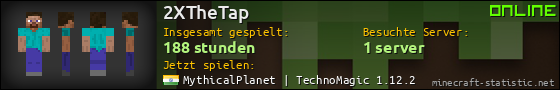 Benutzerleisten 560x90 für 2XTheTap
