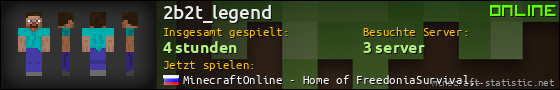 Benutzerleisten 560x90 für 2b2t_legend