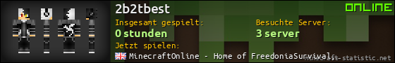 Benutzerleisten 560x90 für 2b2tbest