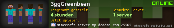 Benutzerleisten 560x90 für 3ggGreenbean