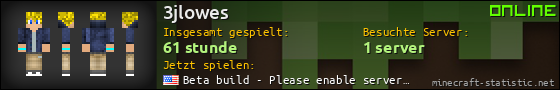 Benutzerleisten 560x90 für 3jlowes
