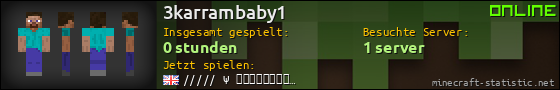 Benutzerleisten 560x90 für 3karrambaby1