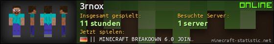 Benutzerleisten 560x90 für 3rnox