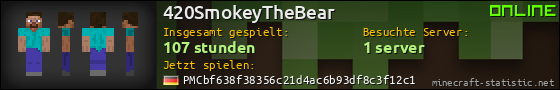 Benutzerleisten 560x90 für 420SmokeyTheBear