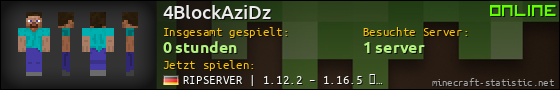 Benutzerleisten 560x90 für 4BlockAziDz