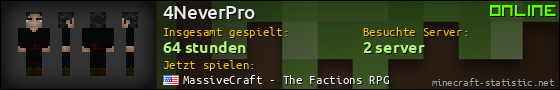 Benutzerleisten 560x90 für 4NeverPro