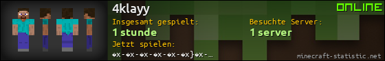Benutzerleisten 560x90 für 4klayy
