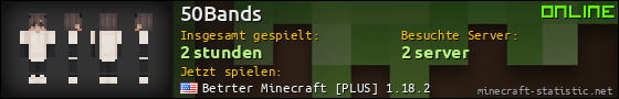 Benutzerleisten 560x90 für 50Bands