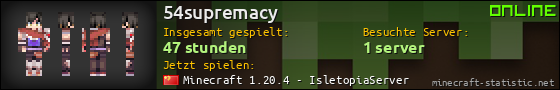 Benutzerleisten 560x90 für 54supremacy