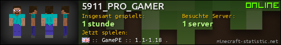 Benutzerleisten 560x90 für 5911_PRO_GAMER