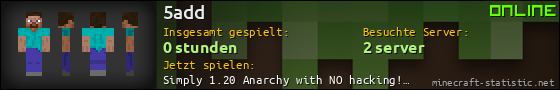 Benutzerleisten 560x90 für 5add