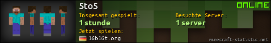 Benutzerleisten 560x90 für 5to5