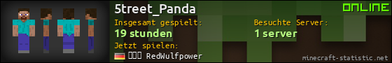 Benutzerleisten 560x90 für 5treet_Panda