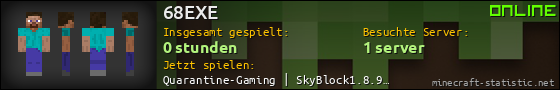 Benutzerleisten 560x90 für 68EXE