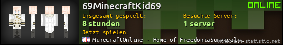 Benutzerleisten 560x90 für 69MinecraftKid69