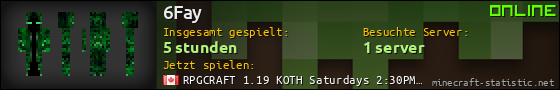 Benutzerleisten 560x90 für 6Fay