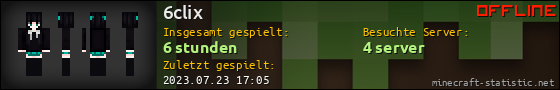 Benutzerleisten 560x90 für 6clix